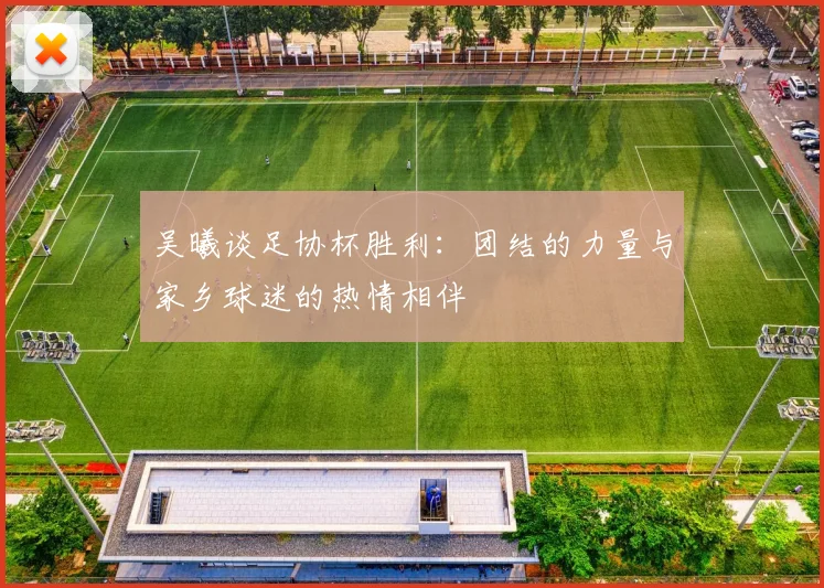 吴曦谈足协杯胜利：团结的力量与家乡球迷的热情相伴